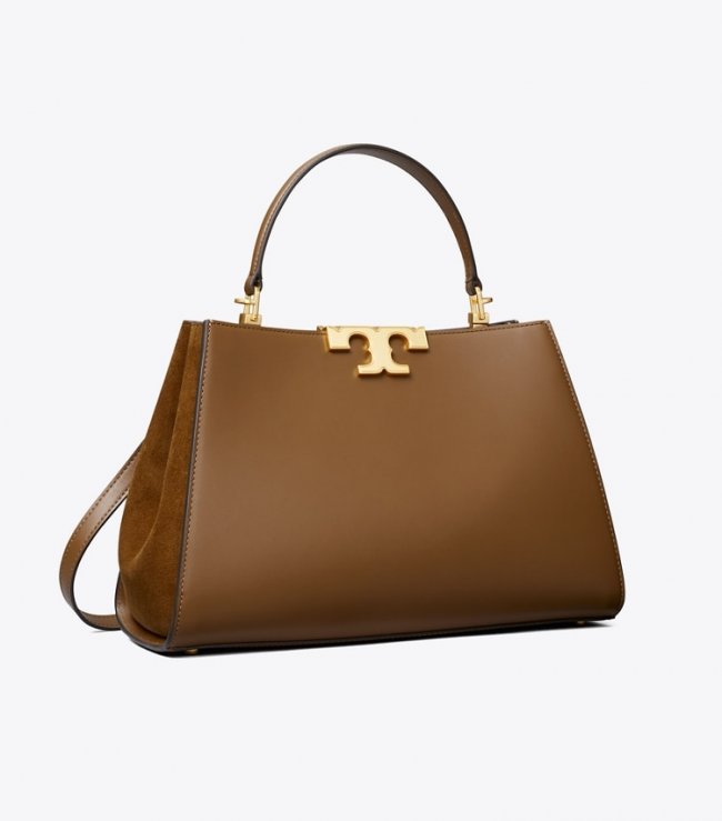Tory Burch ELEANOR SATCHEL - Moose Tory Burch ELEANOR SATCHEL - Moose