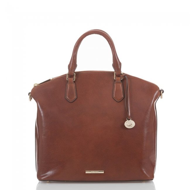 Brahmin Large Duxbury Soft Leather Satchel | Cognac Topsail ID:Brahmin-203030 Brahmin Large Duxbury Soft Leather Satchel | Cognac Topsail ID:Brahmin-203030